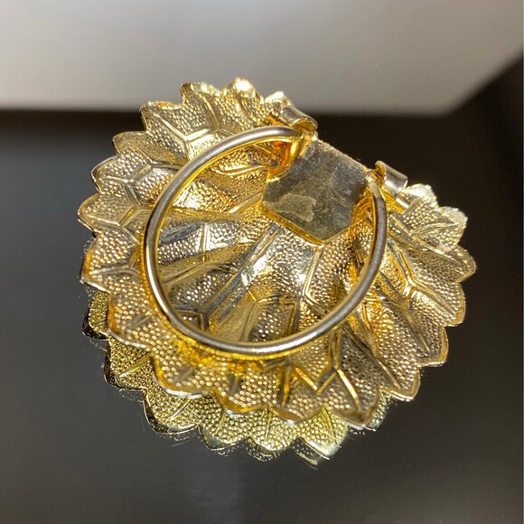 Vintage Scarf Clip Gold Tone Jewelry Clothing Clip Gift for Her Retro Shoe - Picture 3 of 7